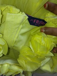 Yellow Floral Baby Dress