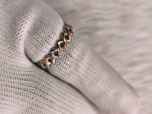 S925 Two-Tone Stackable Ring