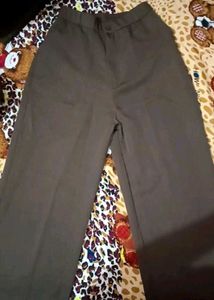Brown Wide Leg Trousers