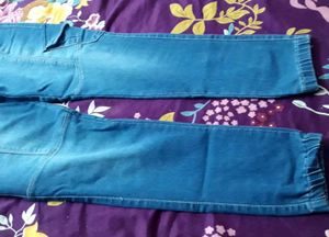 Ladies Denim Jogger Cargo