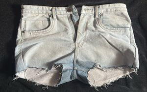 Light Wash Denim Shorts