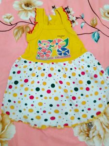 Cotton Colourful Trendy Frock 👗