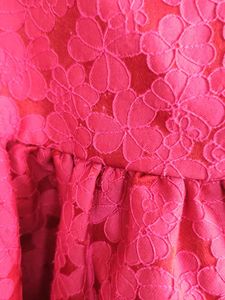 Cute Pink Floral Dress