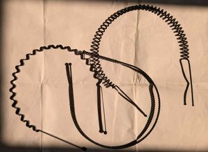 Black Metal Hair Bands (Set of 3) – Stylish