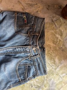 Grey High-Waist Jeans By AH BUR TEH