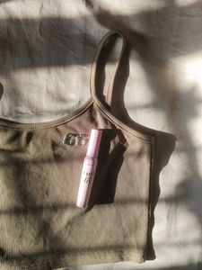 Ribbed Tank Top with Detail