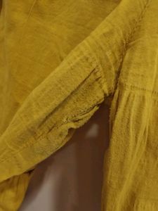 Yellow Cotton Pant