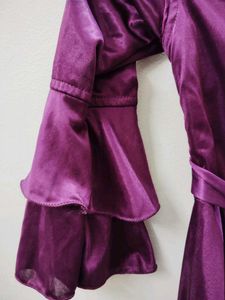 4-6 Years Elegant Purple Girl&#39;s Party Dress