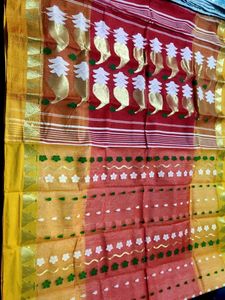 Bengali Jamdani Cotton Saree