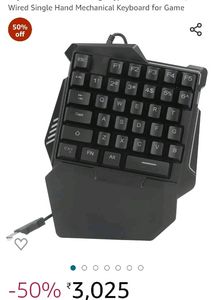 Single Handed Gaming Keyboard