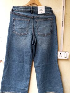 Denim Blue Wide Leg H&amp;M Jeans (Women)