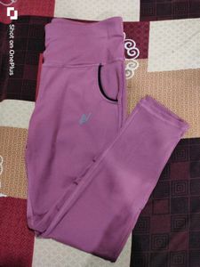 Mauve Athleisure Leggings Gym