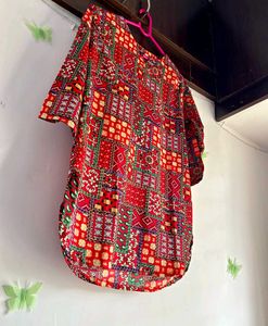 Red Printed Co-ord