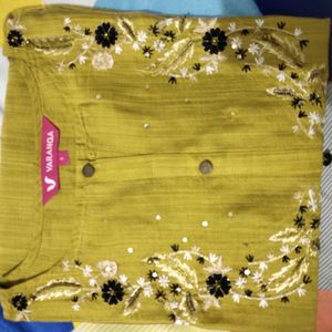 Elegant Mustard Kurta