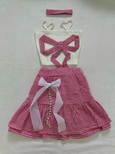 Imported Gingham 3-Piece Set