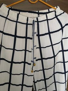 Checkered Palazzo Pants