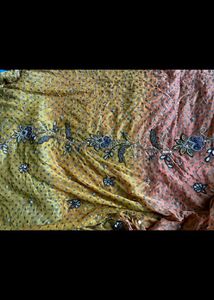shade dupatta with heavy work