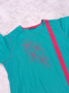 Stylish Green Ethnic Kurta