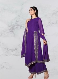 Sequence Purple Kurta Set