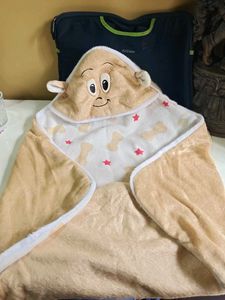 Cute Baby Hooded Swaddal
