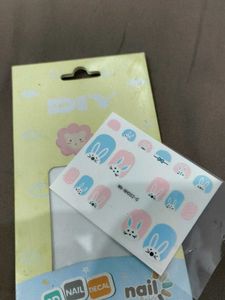 Press-On Nails with Stickers