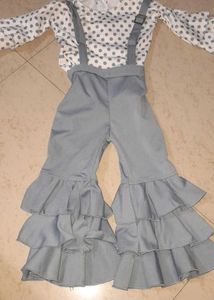 Cute Ruffle Pants Set