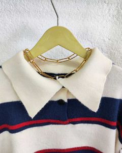 Striped Cropped Sweater