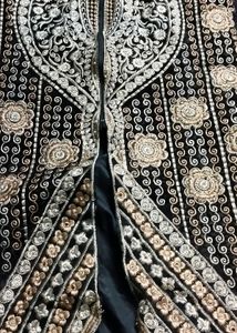 Embroidered Velvet Jacket