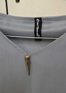 Formal Grey Top.