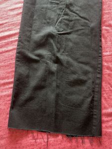 Zara Black Denim Maxi Dress