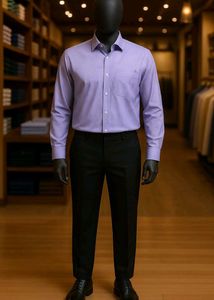 Men's Lavender Formal Shirt