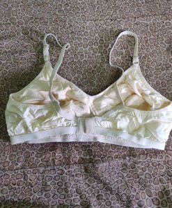 New Cream Colour Cotton Bra...Size 36