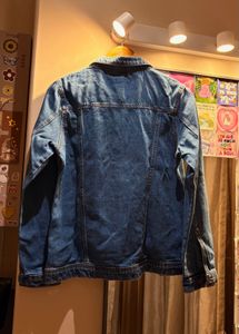 Chemistry Boho Print Painted Denim Jacket