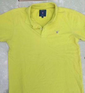 GANT Men&#39;s Lemon Polo Shirt Size L