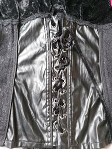 Leather Corset Top