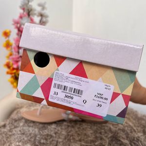 Woven Detail Thong Sandals