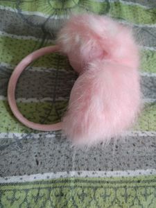 Pink Fluffy Earmuffs