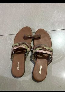 Bata Thong Sandals - Braided Detail