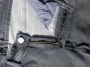 Acid Wash Black Jeans