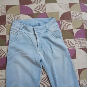 light blue jeans