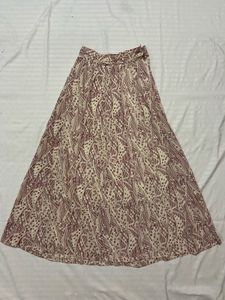 Patterned Maxi Skirt