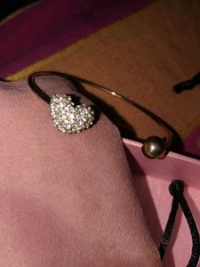 Heart Bangle Bracelet