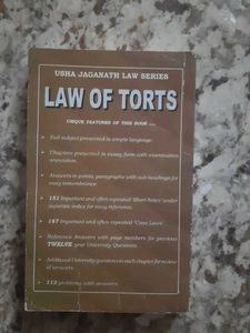 Law of Torts Book