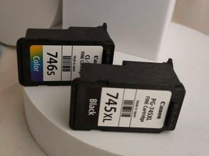 Canon 745 Black Cartridge XL and Colour 746 S