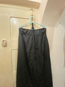 Boohoo Halter Neck Satin Maxi