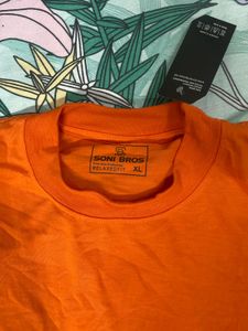 Orange Soni Bros T-Shirt