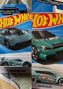Hot Wheels 2 Cars Combo Koenigsegg Jesko, custom K