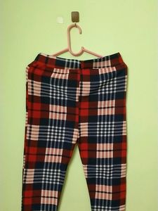Check Trousers Multicolour With Pockets