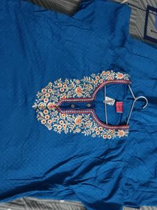 Embroidered Bluemaxi