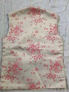 Floral Print Boys Waistcoat
